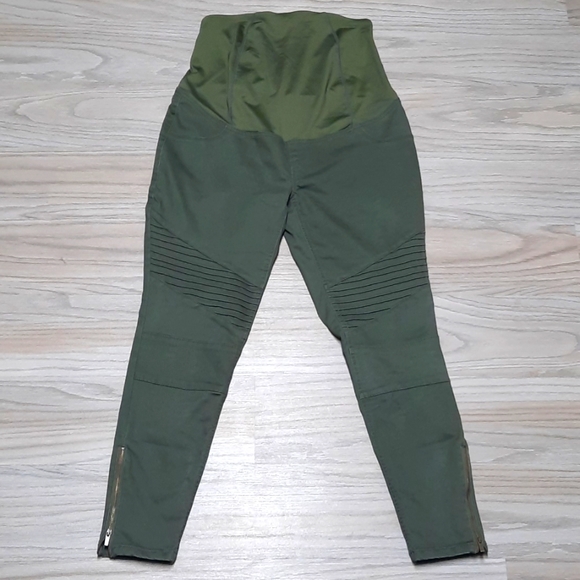 Isabel Maternity by Ingrid & Isabel Denim - Isabel Maternity Jeggings size 6 dark olive green